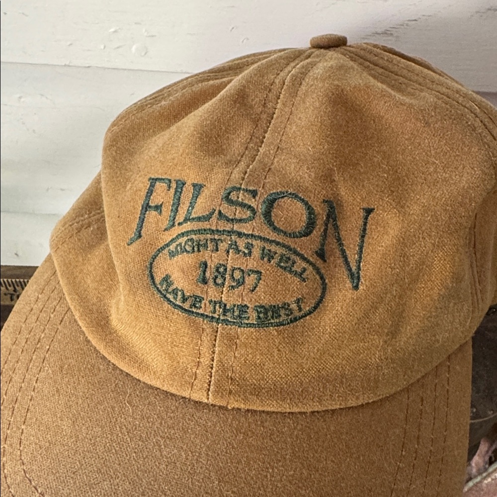 Filson 2015 12.5oz Embroidered Tin Cloth Hat USA Made - Picture 4 of 8
